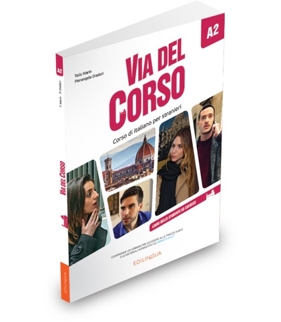 Via del Corso A2 Libro dello studente ed esercizi.